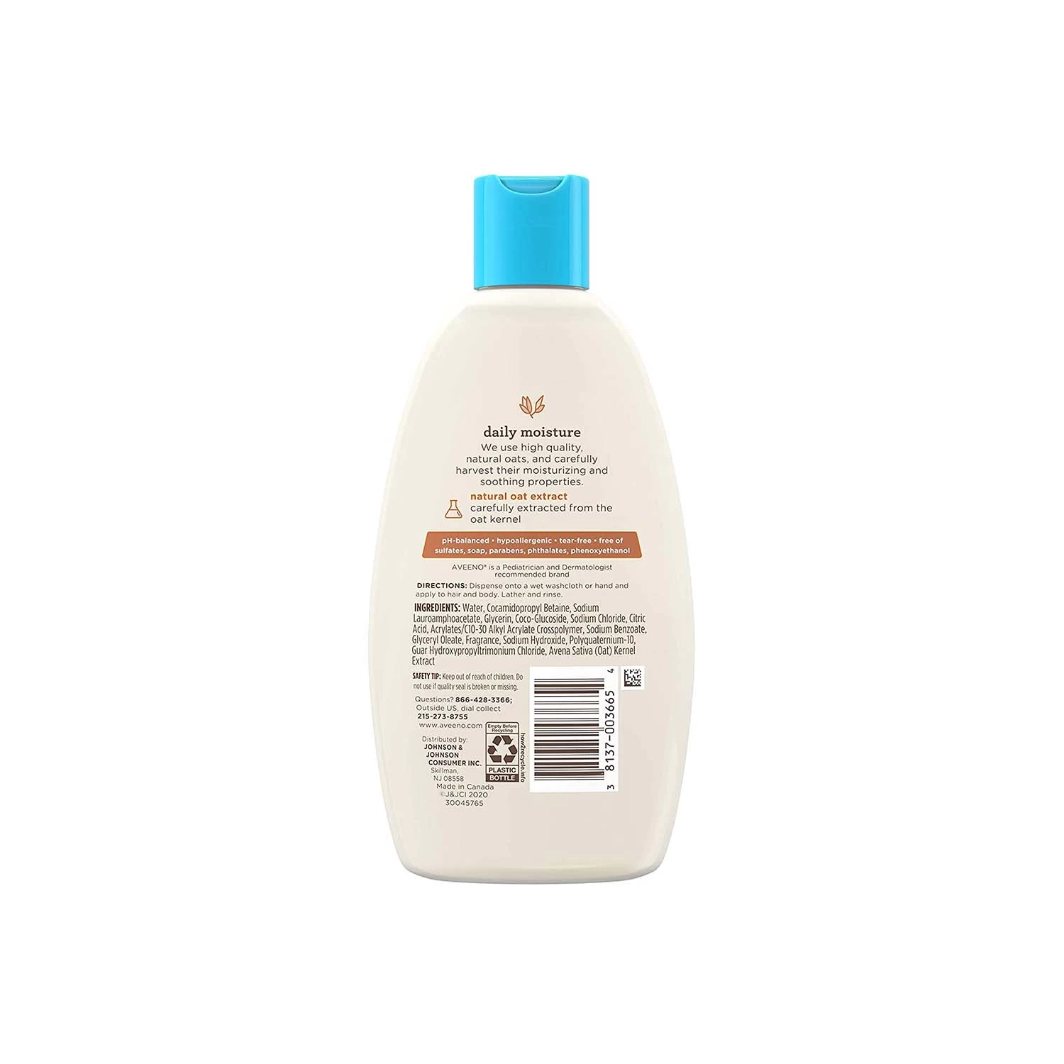 Aveeno Baby Wash & Shampoo Lightly Scented 236ml