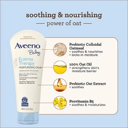 Aveeno Baby Eczema Therapy Moisturizing Cream 7.3 Oz 206g