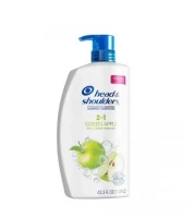 Head and Shoulders Green Apple Anti-Dandruff 2 in 1 Shampoo and Conditioner 1.28L