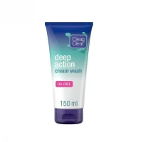 Clean & Clear Oil Free Deep Action Cream Wash 150ml