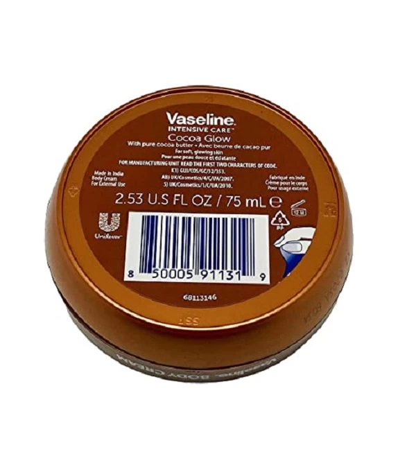 Vaseline Intensive Care Cocoa Glow Body Cream 75ml