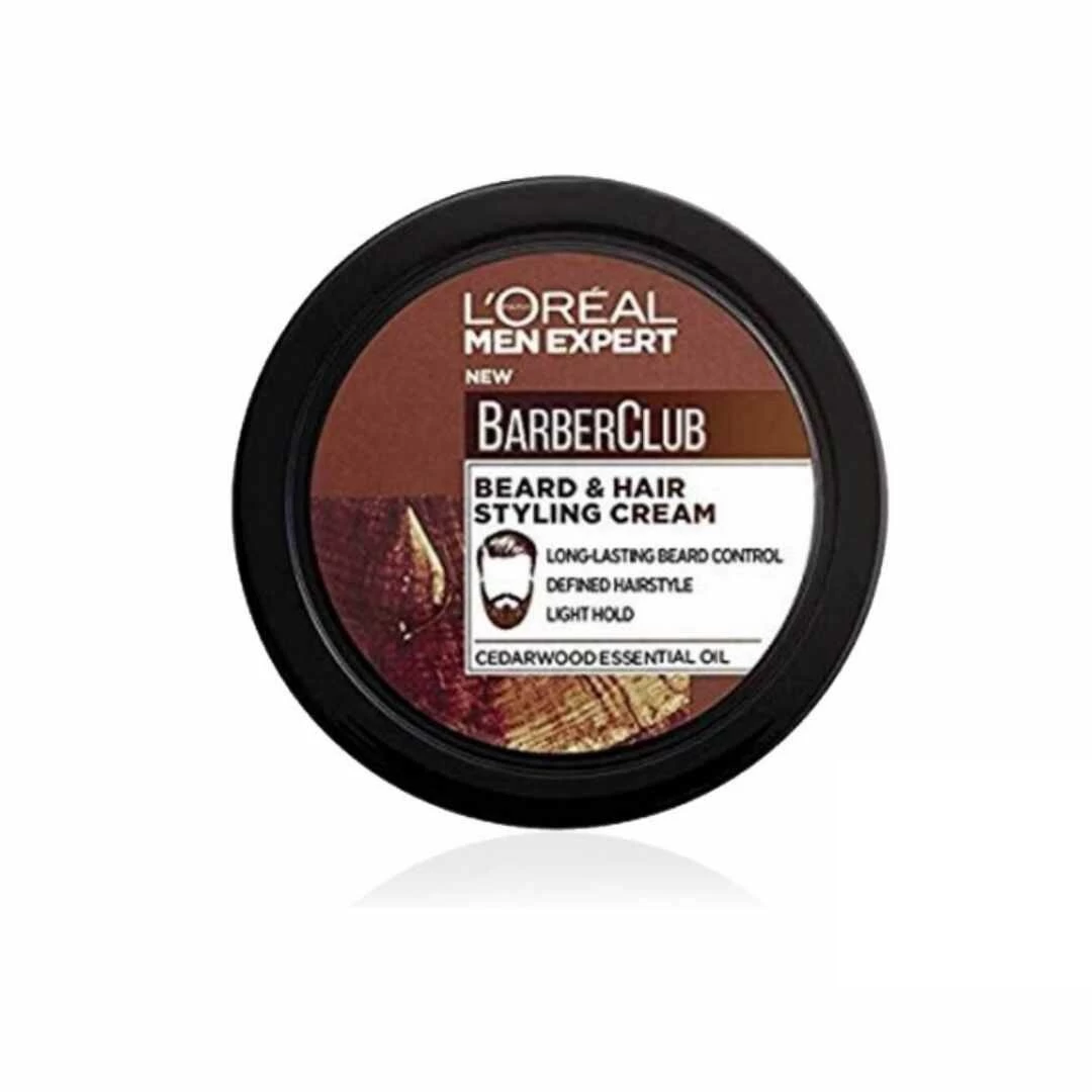 LOreal Men Expert Barber Club Beard And Hair Styling Cream 75ml