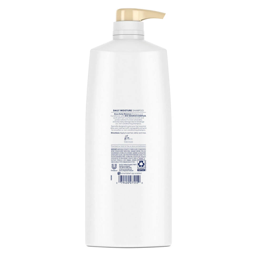 Dove Nutritive Solutions Shampoo, Daily Moisture 40 fl. oz.