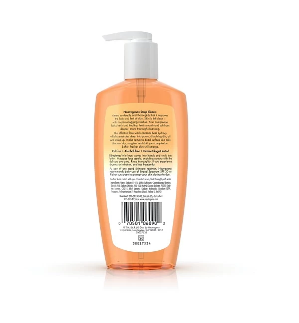 Neutrogena Deep Clean® Facial Cleanser 200ml