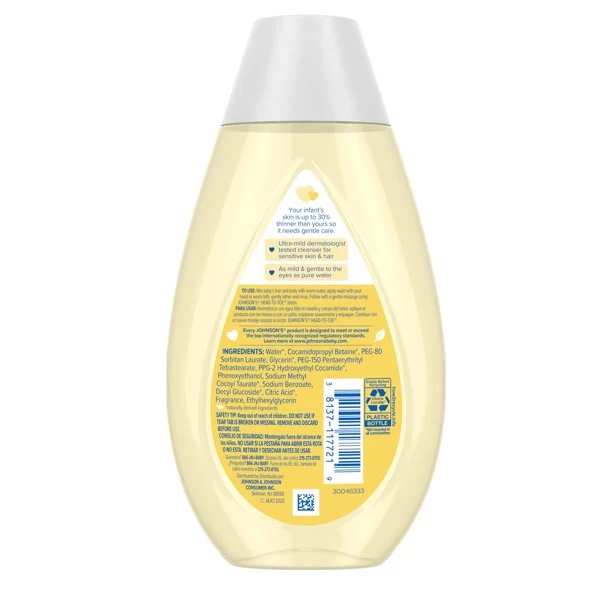 Johnson’s Head To-Toe Wash & Shampoo 300ml