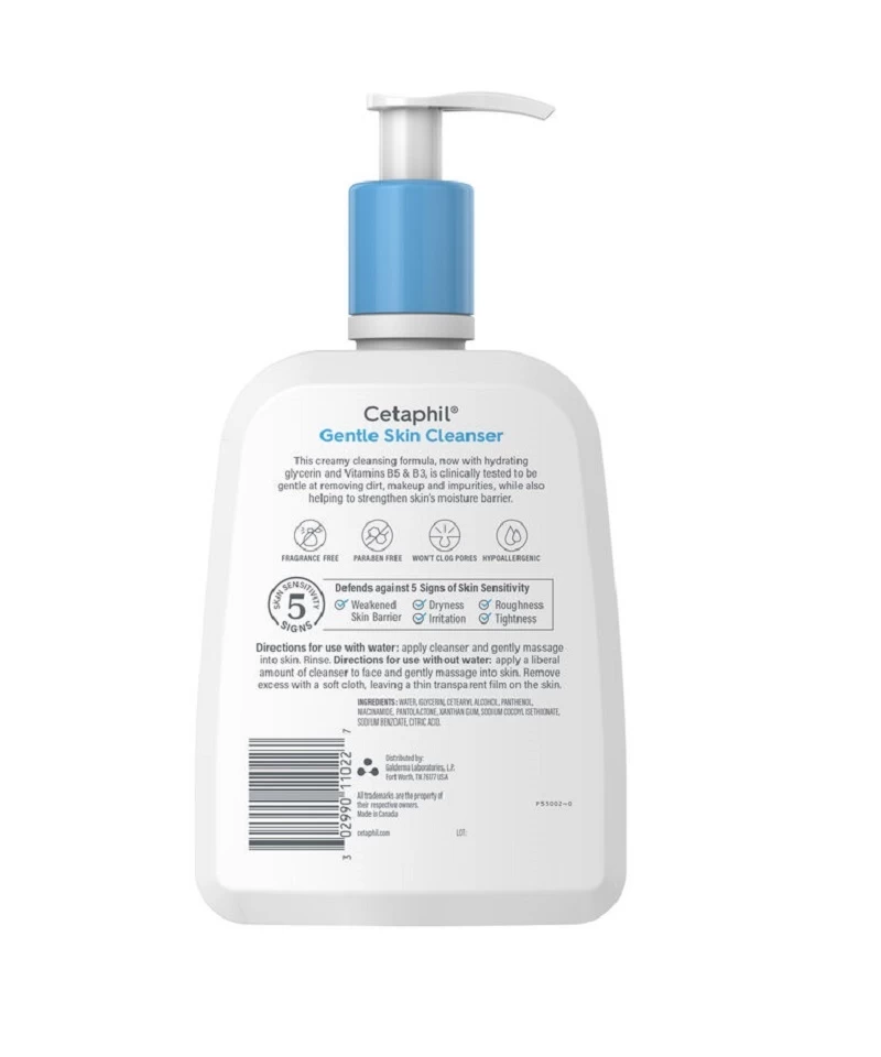 Cetaphil Gentle Skin Cleanser for Sensitive Skin 473ml