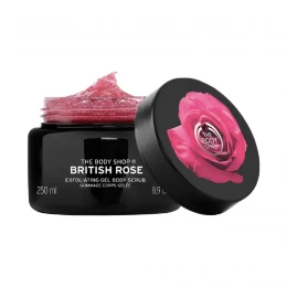 The Body Shop British Rose Exfoliating Gel Body Scrub 250ml
