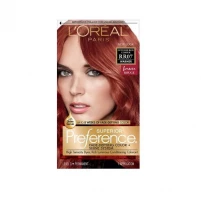 L’Oreal Paris Superior Preference Fade-Defying + Shine Permanent Hair Color, RR-07 Intense Red Copper