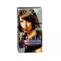 L’Oreal Feria Multi-Faceted Shimmering Colour, 40 Deeply Brown