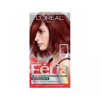 L’Oreal Paris Feria Multi-Faceted Shimmering Permanent Hair Color, 56 Brilliant Bordeaux Auburn Brown