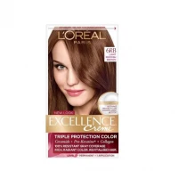L’Oreal Paris Excellence Creme Permanent Hair Color, 6RB Light Reddish Brown
