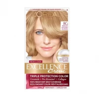 L’Oreal Paris Excellence Creme Permanent Hair Color, 8G Medium Golden Blonde