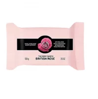 The Body Shop British Rose Exfoliating Soap Bar 100g
